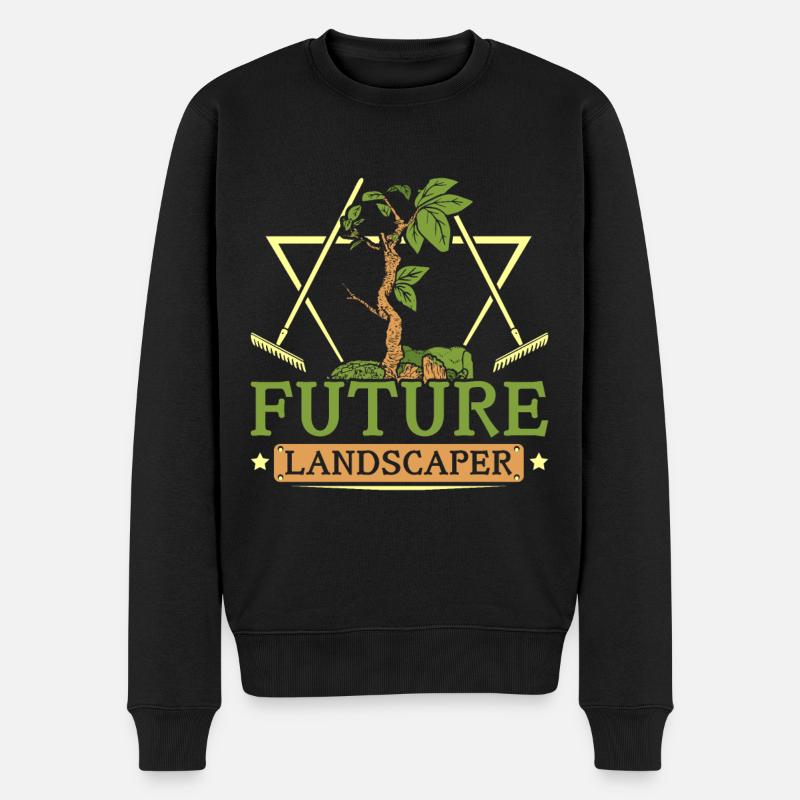Futur paysagiste - Pull Premium bio Homme - noir