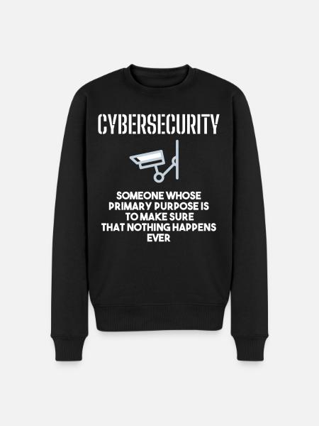 Cybersecurity - IT Security Computer Scientists - Men's Premium Organic Jumper - black