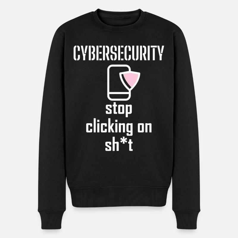 Cybersecurity - IT Security Computer Scientists - Men's Premium Organic Jumper - black
