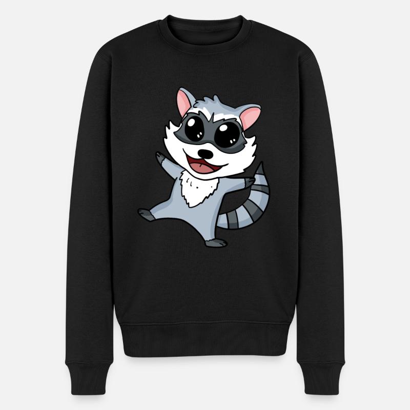 Raton laveur - Pull Premium bio Homme - noir