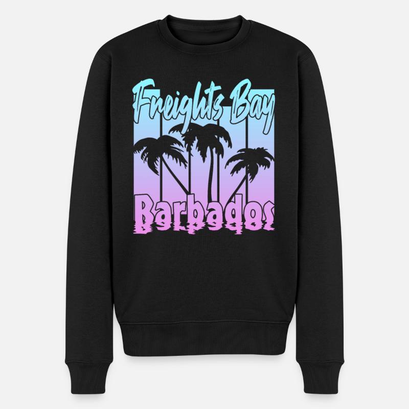 Freights Bay Barbade - Pull Premium bio Homme - noir
