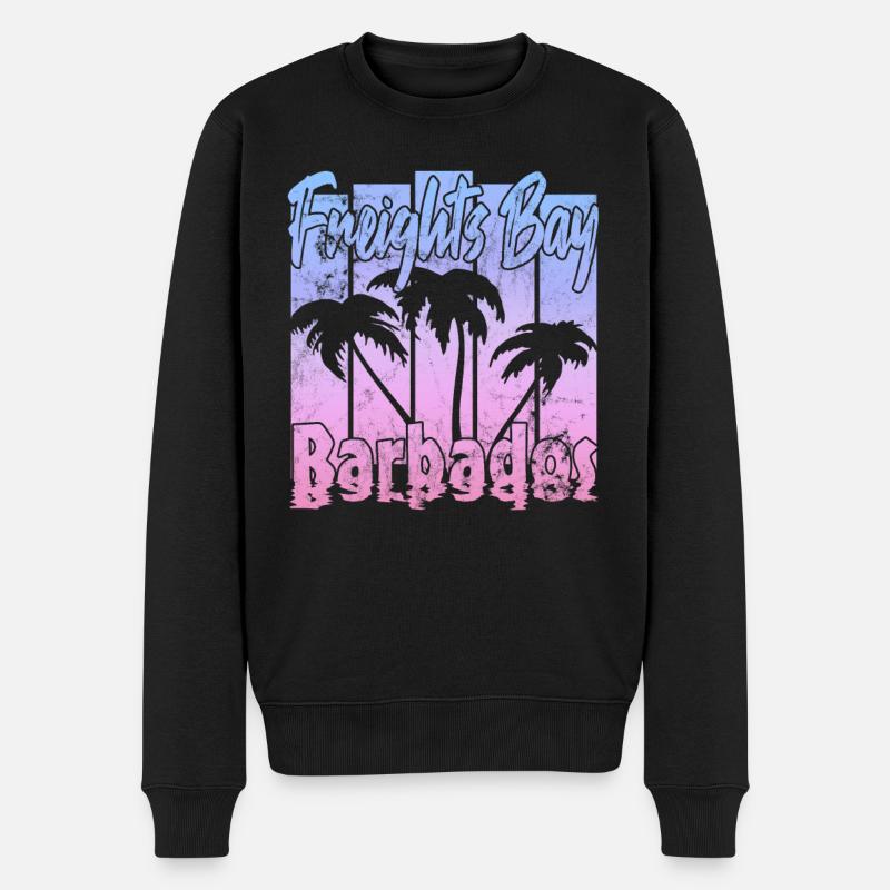 Freights Bay Barbade - Pull Premium bio Homme - noir