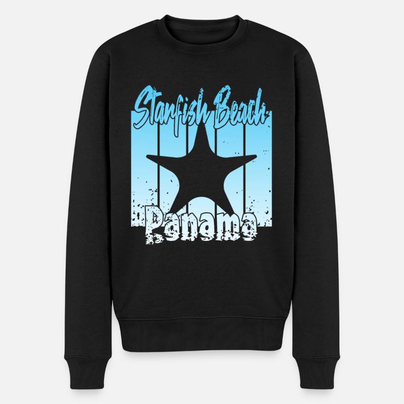 Starfish Beach Panama - Pull Premium bio Homme - noir