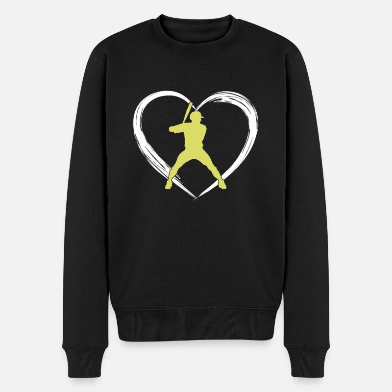l’amour du baseball - Pull Premium bio Homme - noir