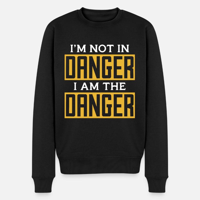 Wing Chun Je ne suis pas en danger Combattant Kung Fu Combat - Pull Premium bio Homme - noir