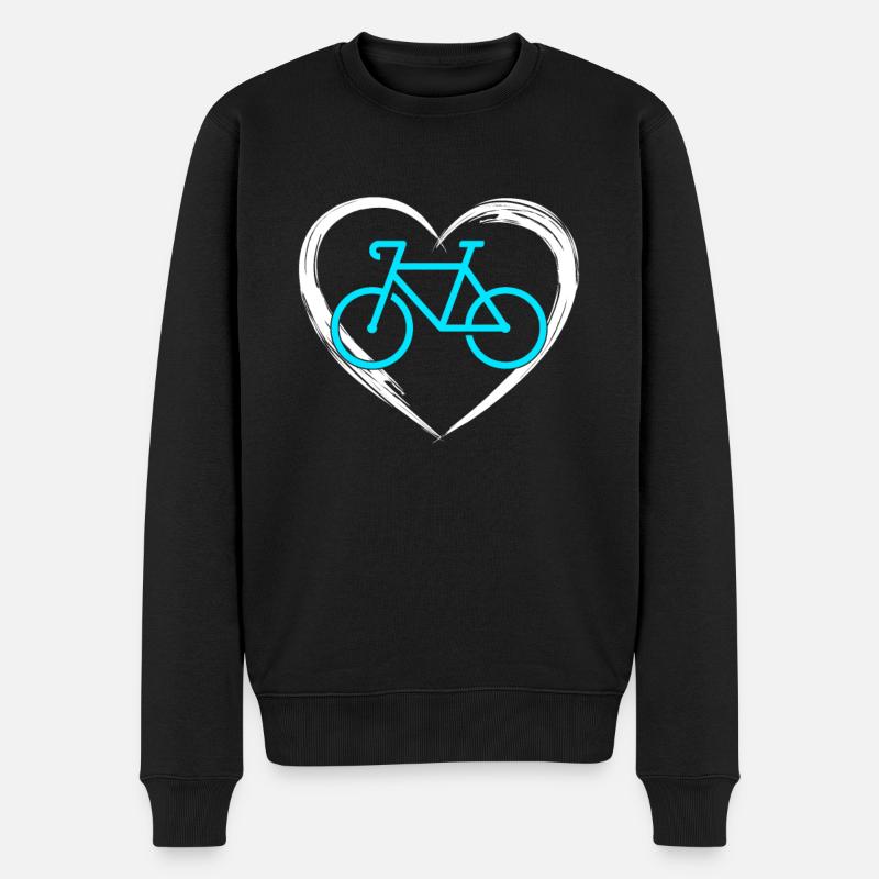 Amour du vélo - Pull Premium bio Homme - noir