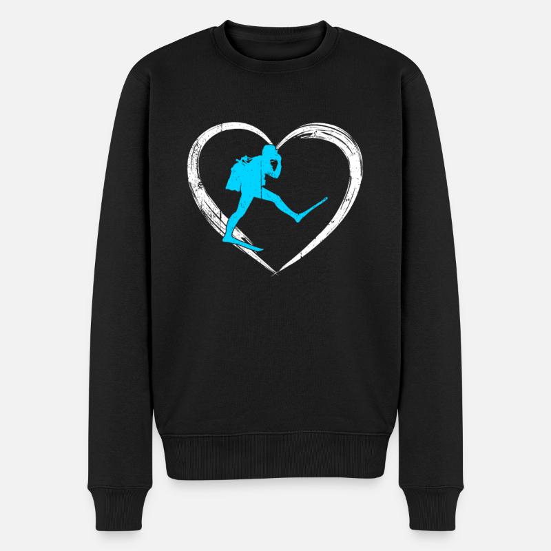 amour de la plongée - Pull Premium bio Homme - noir
