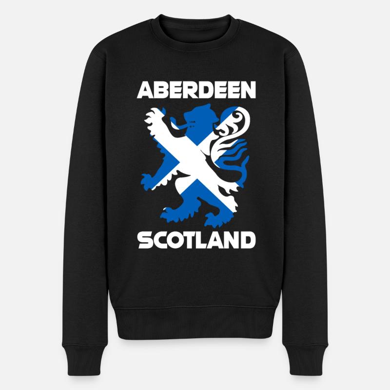 Aberdeen Écosse - Pull Premium bio Homme - noir