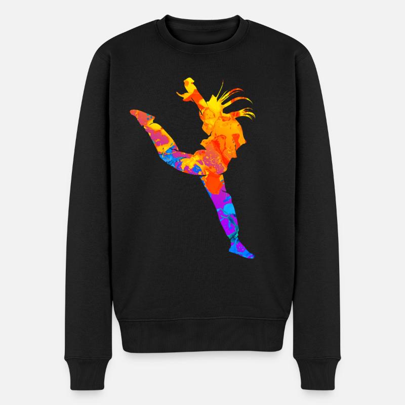 Break Dance Danseurs de danse hip hop - Pull Premium bio Homme - noir