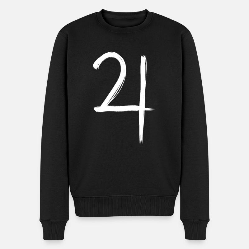 Symbole d’astrologie de Jupiter - Pull Premium bio Homme - noir