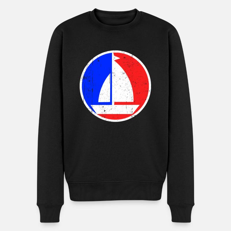 Logo de voile - Pull Premium bio Homme - noir