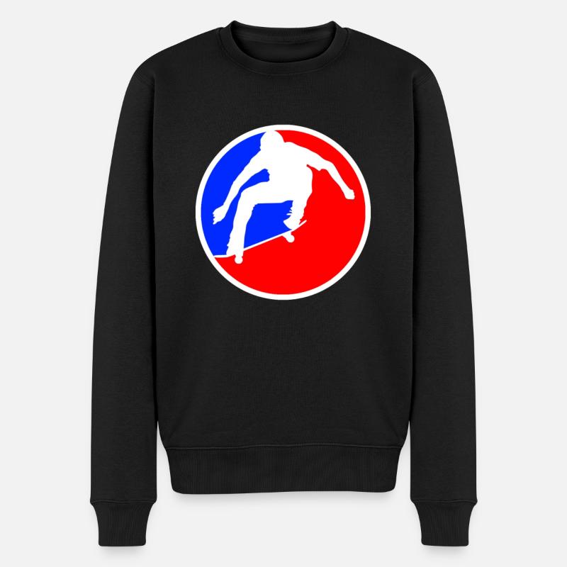 Logo du patinage - Pull Premium bio Homme - noir