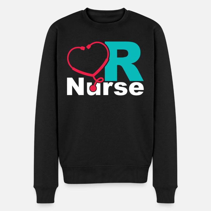 Infirmière en chirurgie - Pull Premium bio Homme - noir