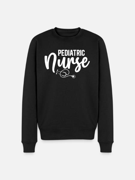 Pediatric Nurse - Men's Premium Organic Jumper - black