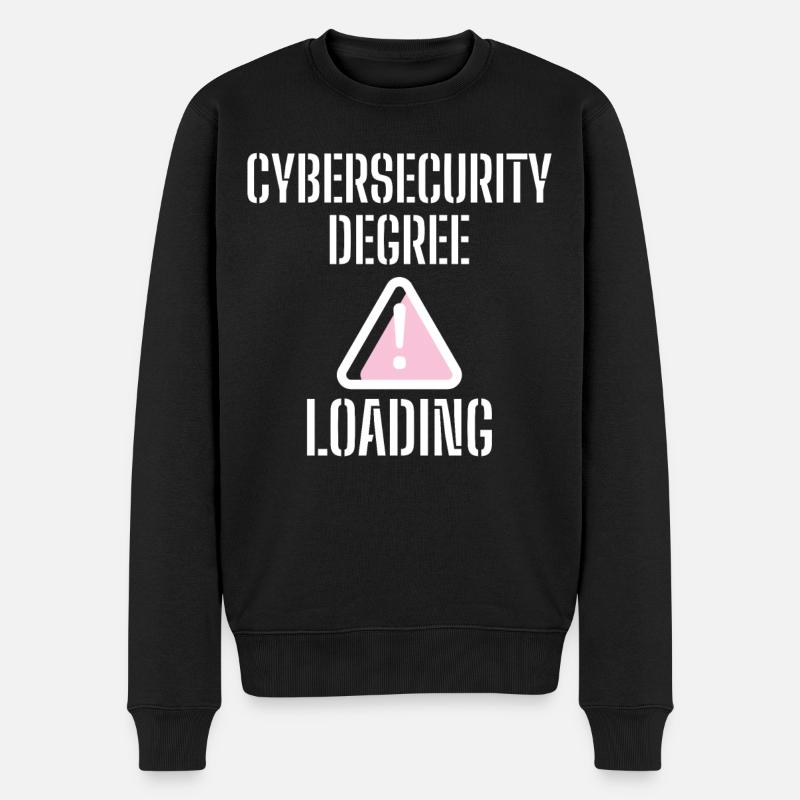 Cybersecurity - IT-Sicherheit Informatiker - Männer Premium Bio Pullover - Schwarz