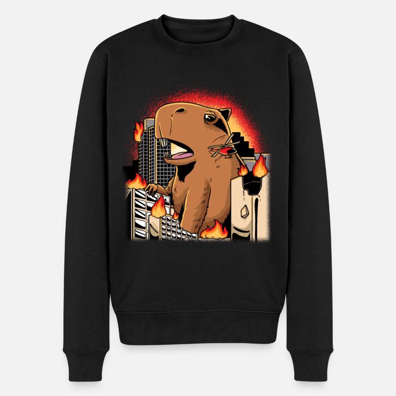 Capybara animal capybara - Pull Premium bio Homme - noir