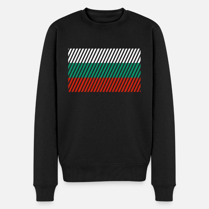 Drapeau bulgare - Pull Premium bio Homme - noir