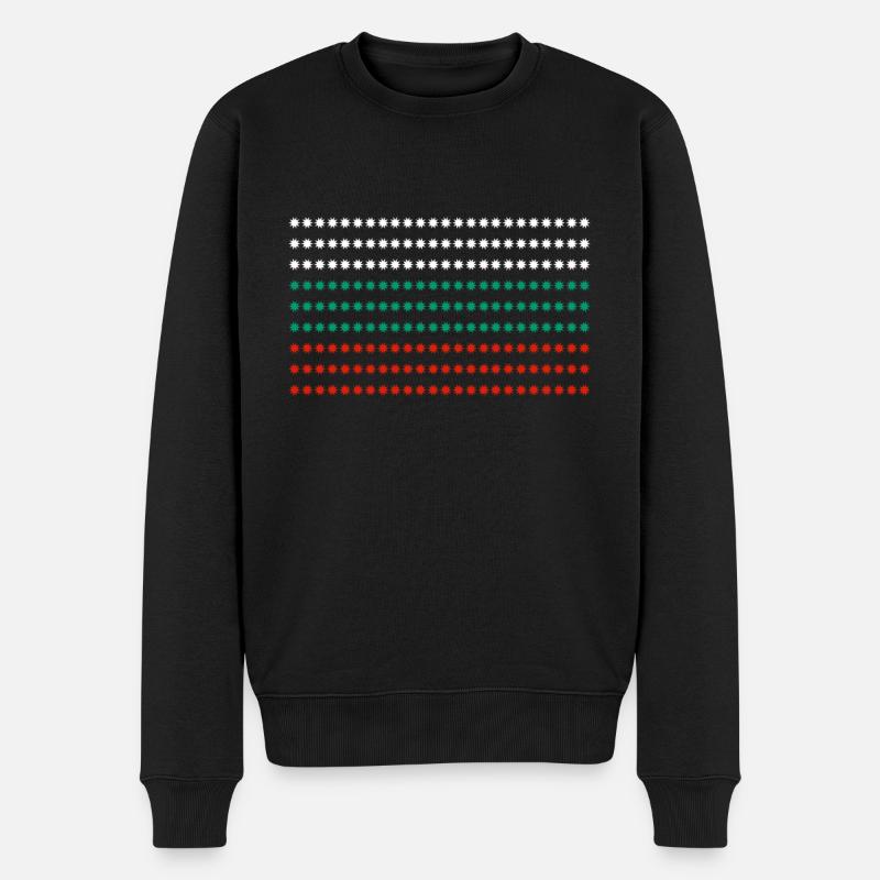 Drapeau bulgare - Pull Premium bio Homme - noir