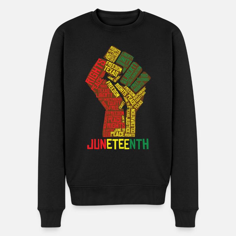 Juneteenth Texas Liberty Peace Celebration - Pull Premium bio Homme - noir