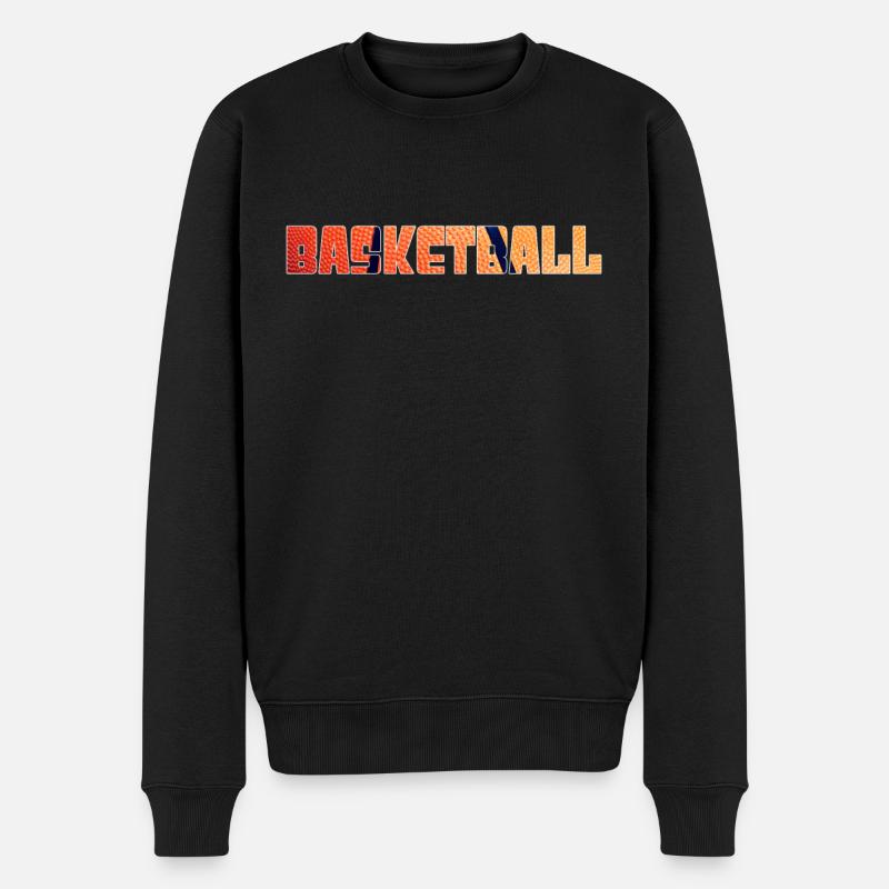 Basket-ball - Pull Premium bio Homme - noir