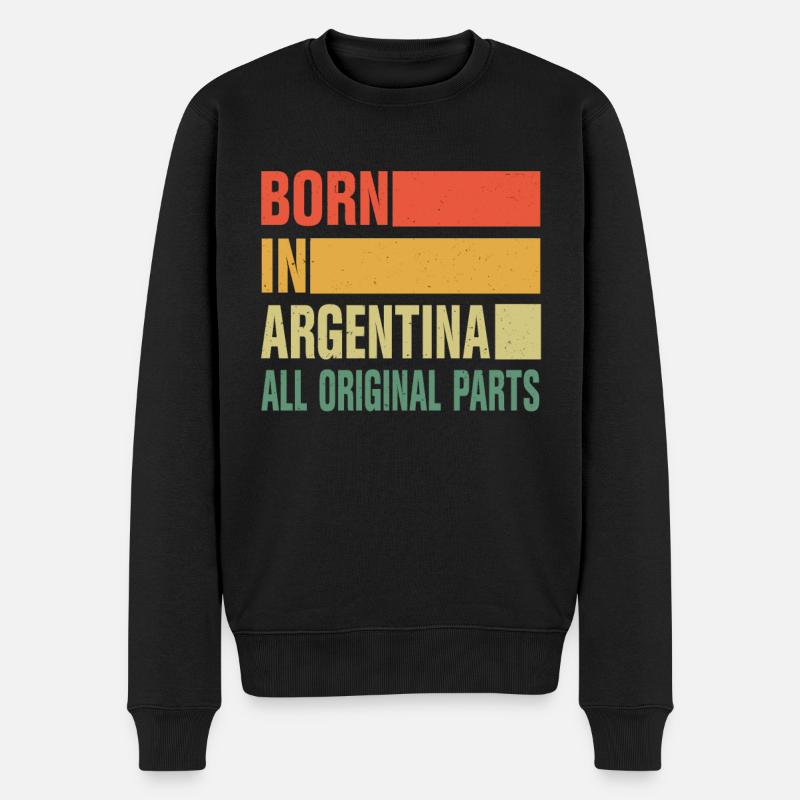 Né en Argentine - Pull Premium bio Homme - noir