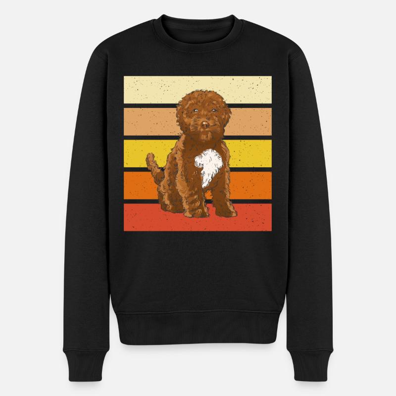 Vêtements rétro pour Cockapoo - Pull Premium bio Homme - noir