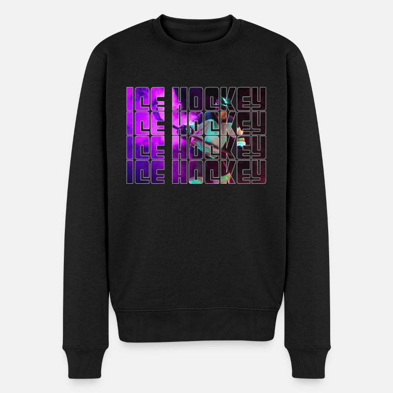 Hockey sur glace - Pull Premium bio Homme - noir