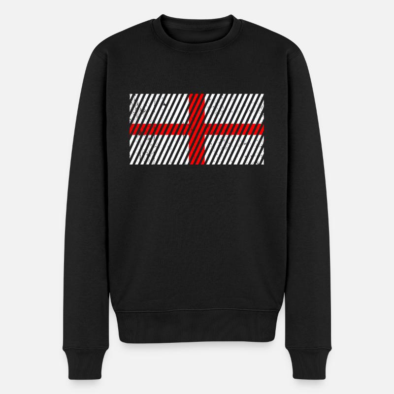 Drapeau de l’Angleterre - Pull Premium bio Homme - noir