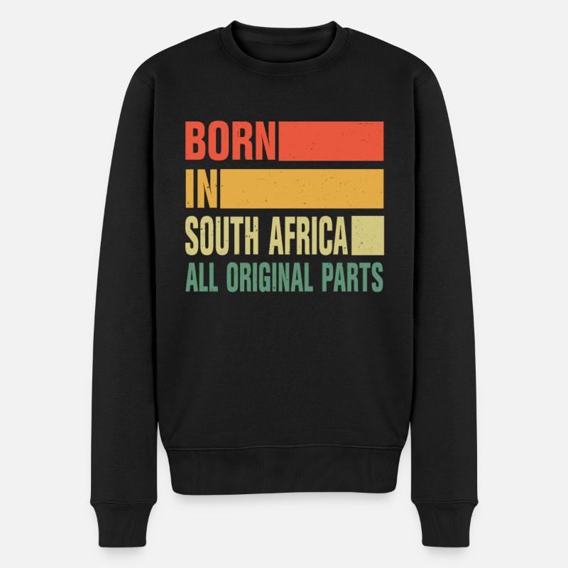 Né en Afrique du Sud - Pull Premium bio Homme - noir