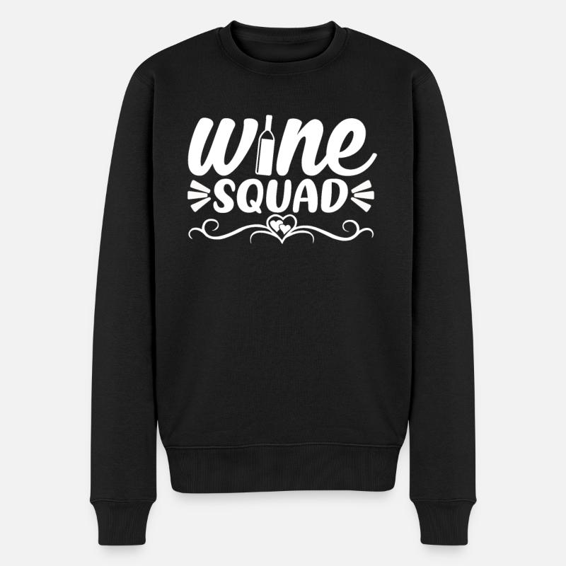 Troupe de vin - Pull Premium bio Homme - noir
