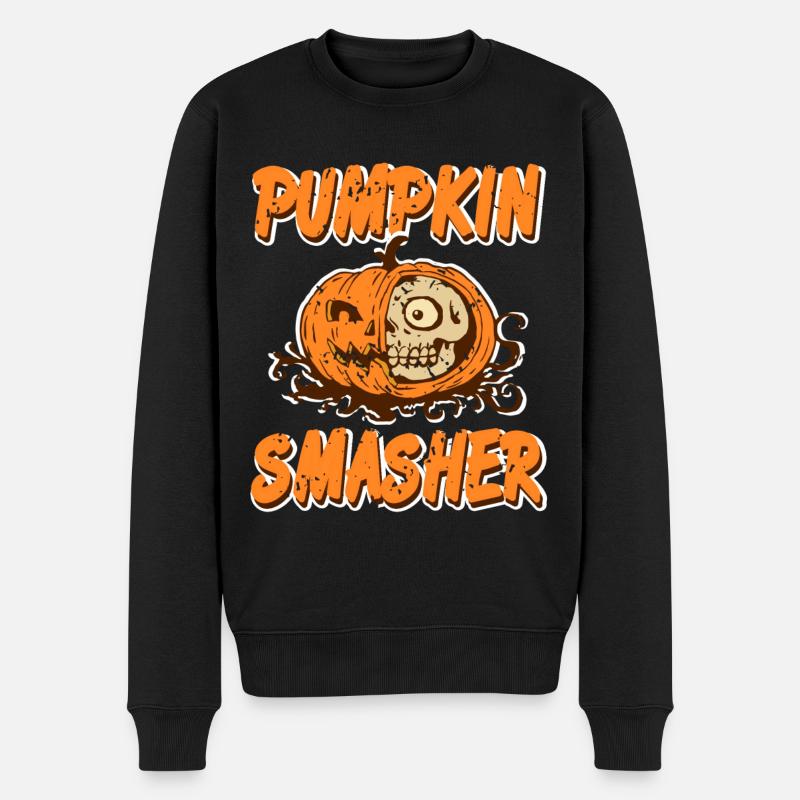 Halloween Kürbis - Pumpkin Smacher - Pull Premium bio Homme - noir