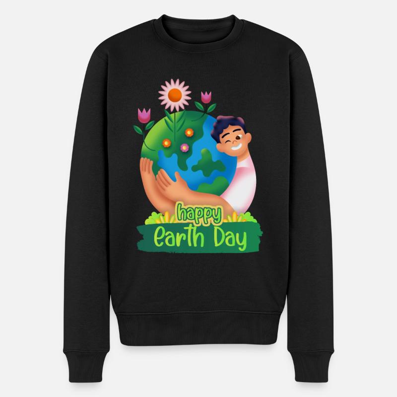 Journée internationale de la Terre - Pull Premium bio Homme - noir