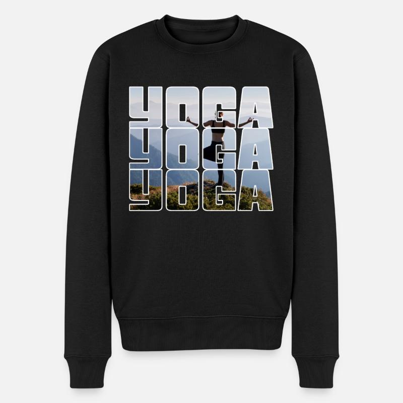 Yoga - Pull Premium bio Homme - noir