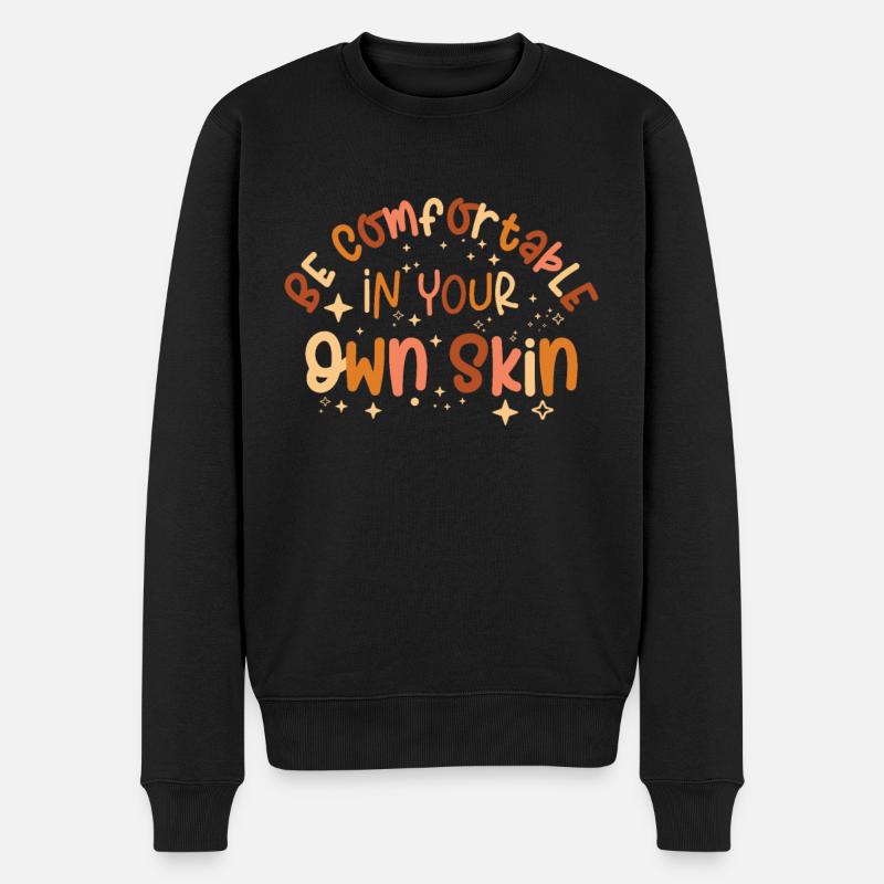 Encourager la positivité Motiver - Pull Premium bio Homme - noir