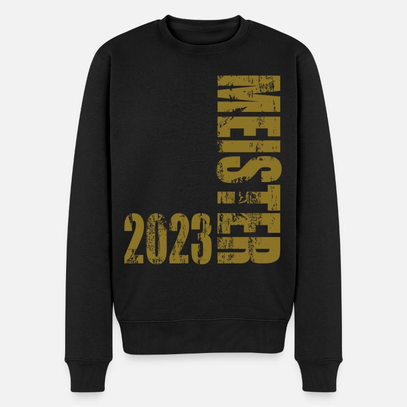 Meister 2023 Aufstiegstrikot - Männer Premium Bio Pullover - Schwarz