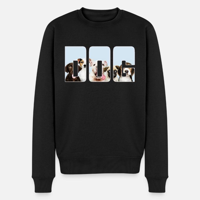 Chien - Pull Premium bio Homme - noir