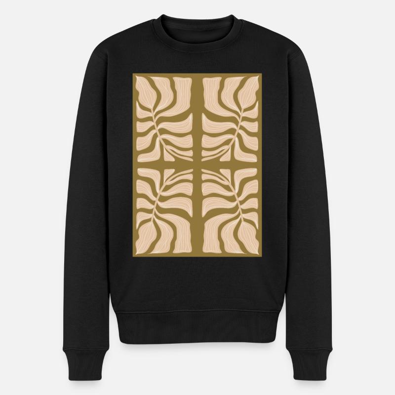 Jugendstil, Arts & Crafts, Aesthetic, Vintage-1900 - Männer Premium Bio Pullover - Schwarz