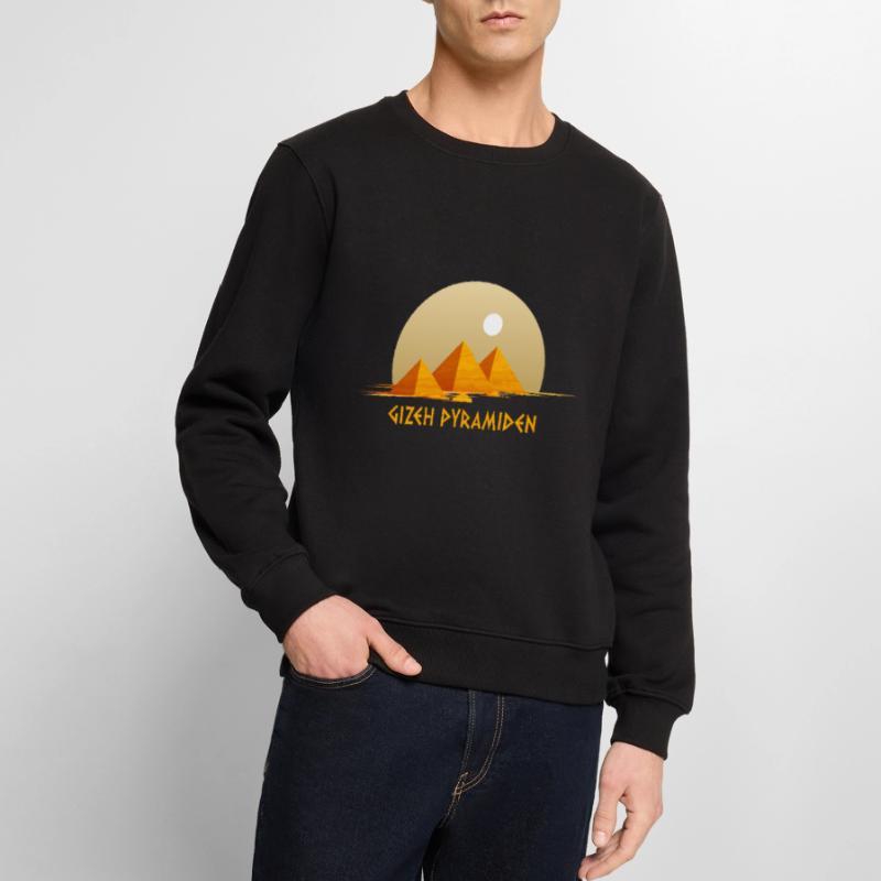 Pyramides de Gizeh Anubis Egypte Souvenir Egypte Pull Premium bio Homme