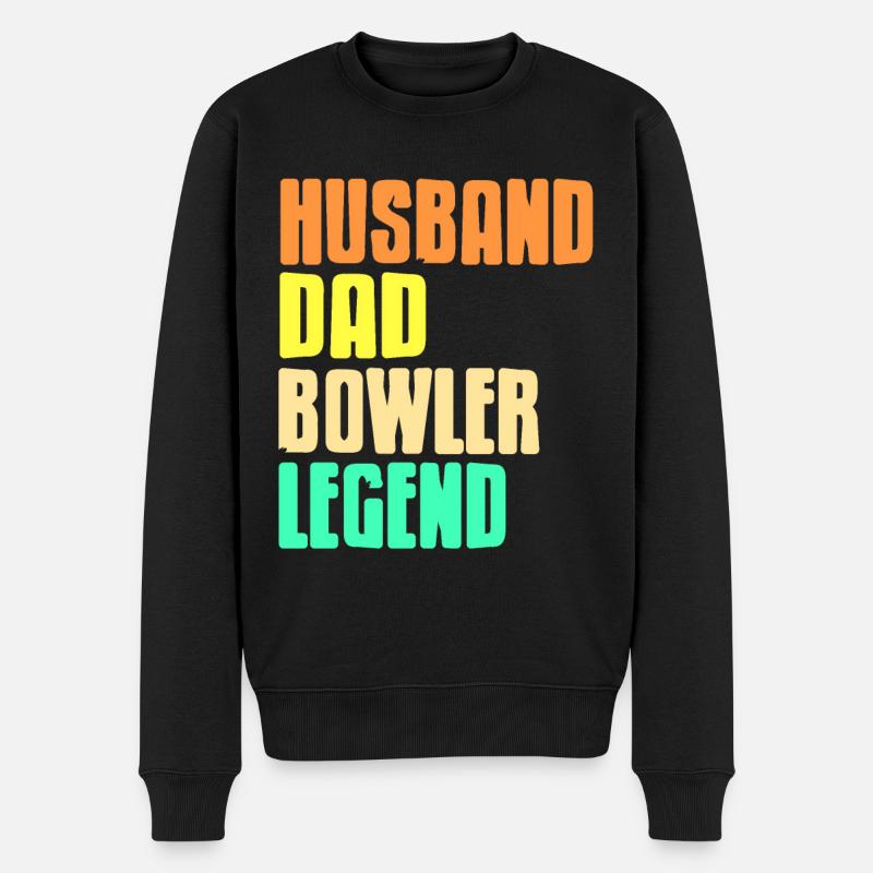 Mari Papa Bowler Légende - Pull Premium bio Homme - noir