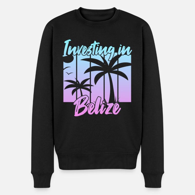 Investir au Belize - Pull Premium bio Homme - noir