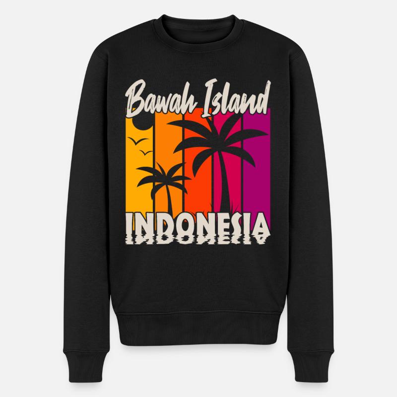 Pulau Bawah Indonésie - Pull Premium bio Homme - noir