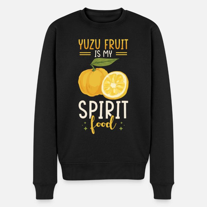 Yuzu Fruit Dicton - Pull Premium bio Homme - noir
