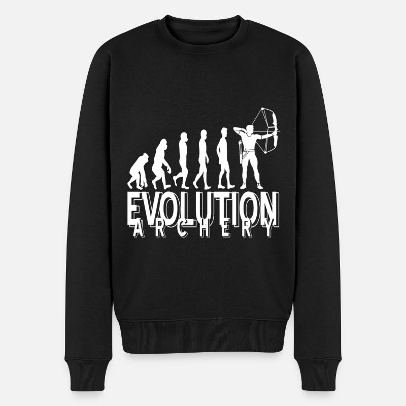 Archer de l’évolution - Pull Premium bio Homme - noir