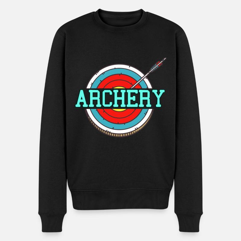 Schütze Archery - Männer Premium Bio Pullover - Schwarz