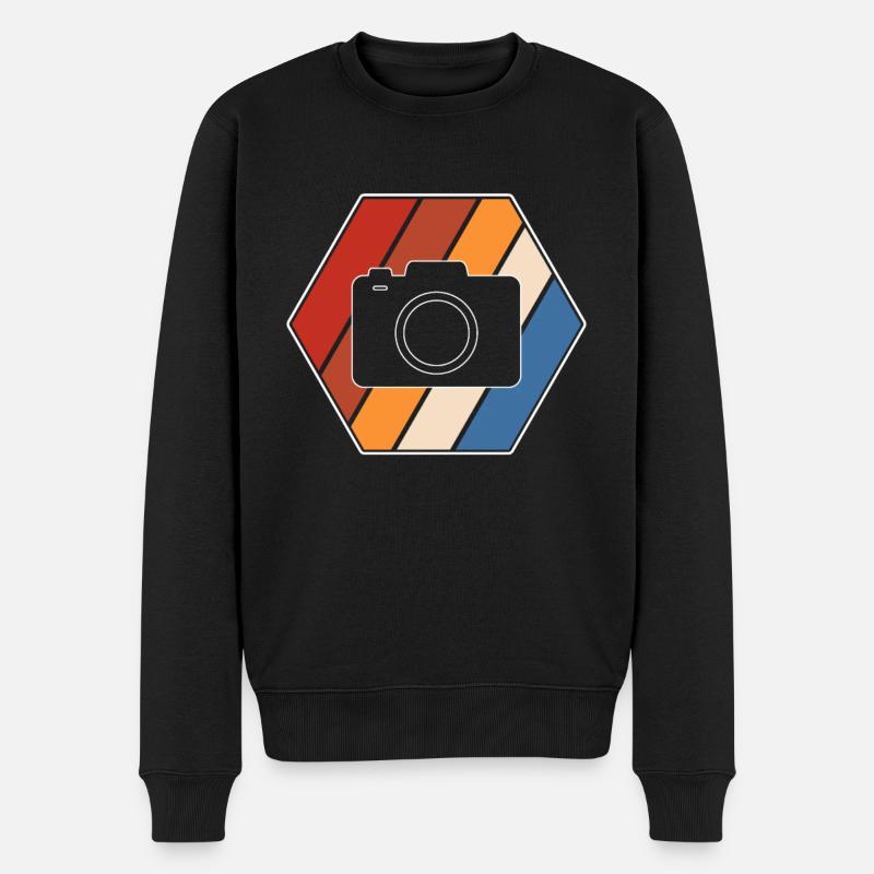 Photographie Rétro - Pull Premium bio Homme - noir
