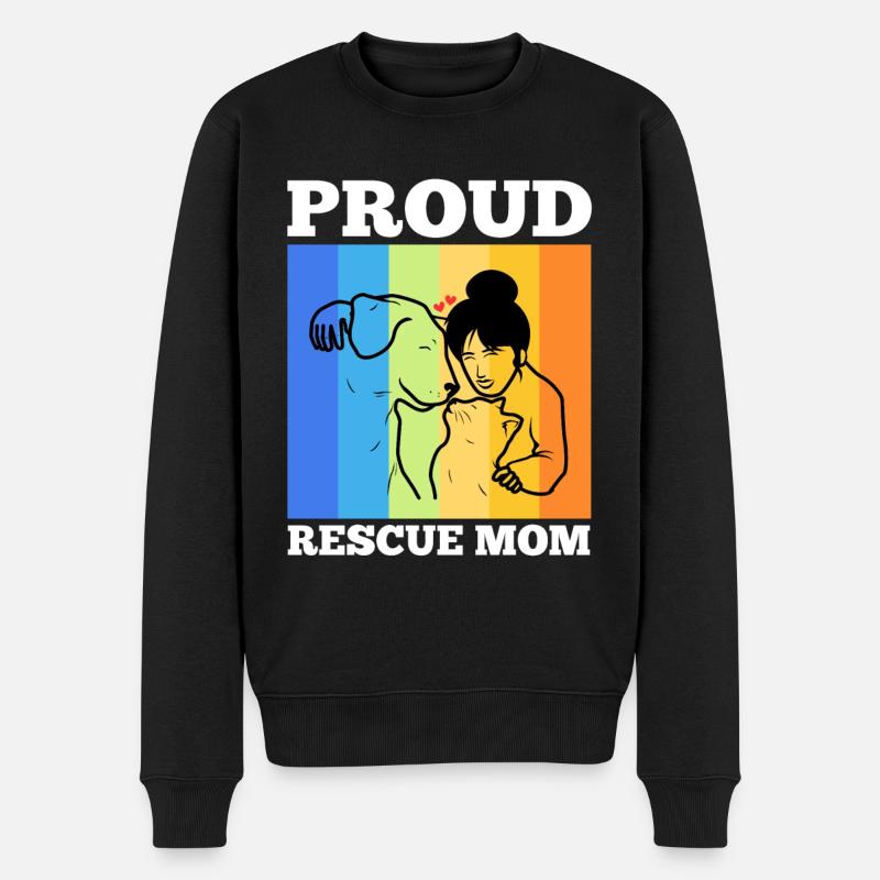 Fière maman sauveuse - Pull Premium bio Homme - noir