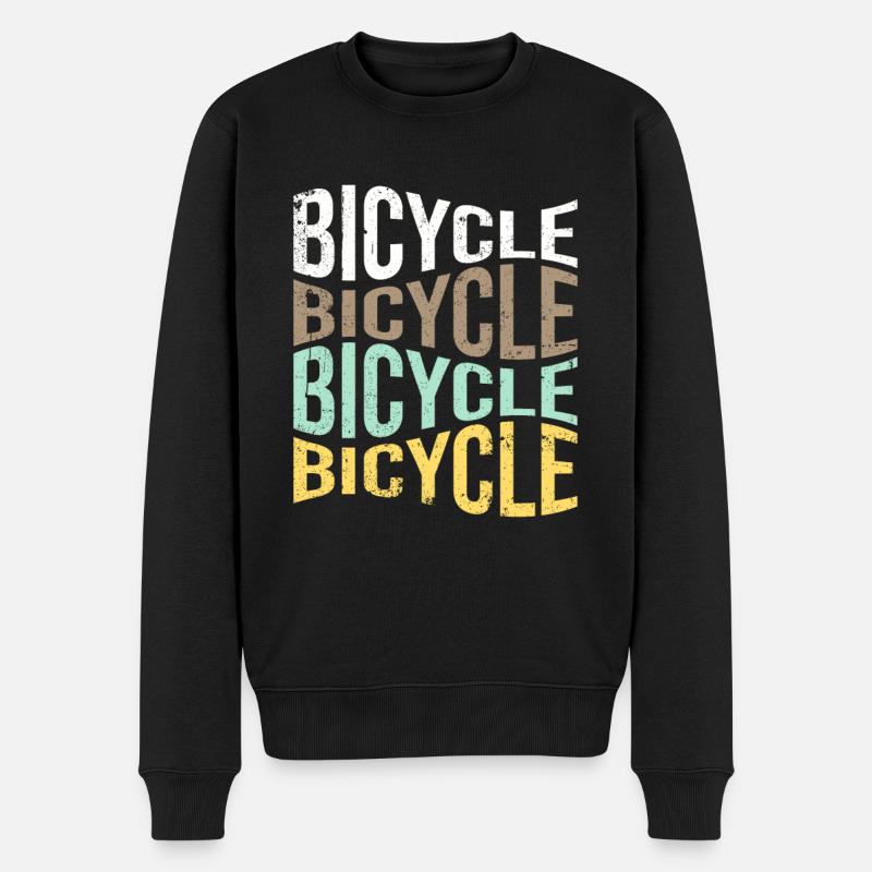 Bicyclette - Pull Premium bio Homme - noir