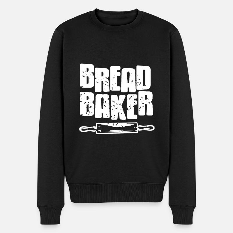 Bread Baker - Männer Premium Bio Pullover - Schwarz