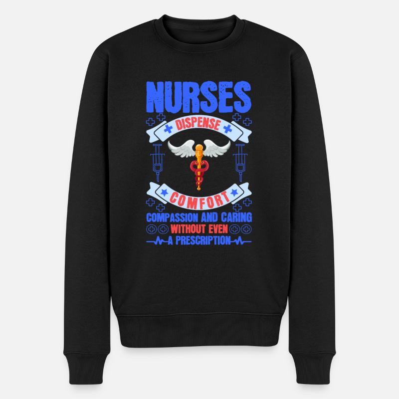 Santé et infirmière - Pull Premium bio Homme - noir