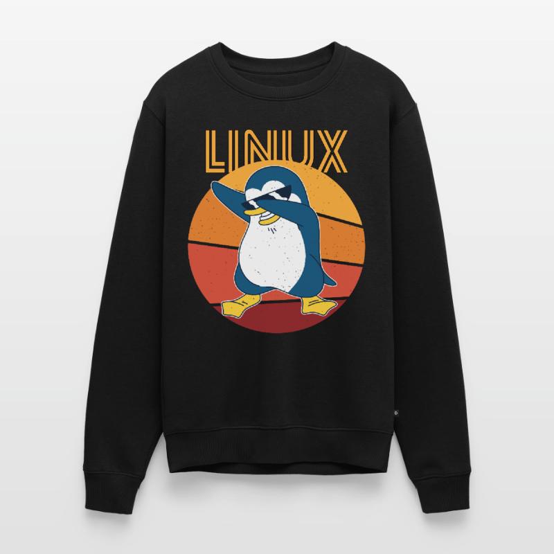 Linux Admin Cool Penguin Nerd Informatics Pull Premium bio Homme